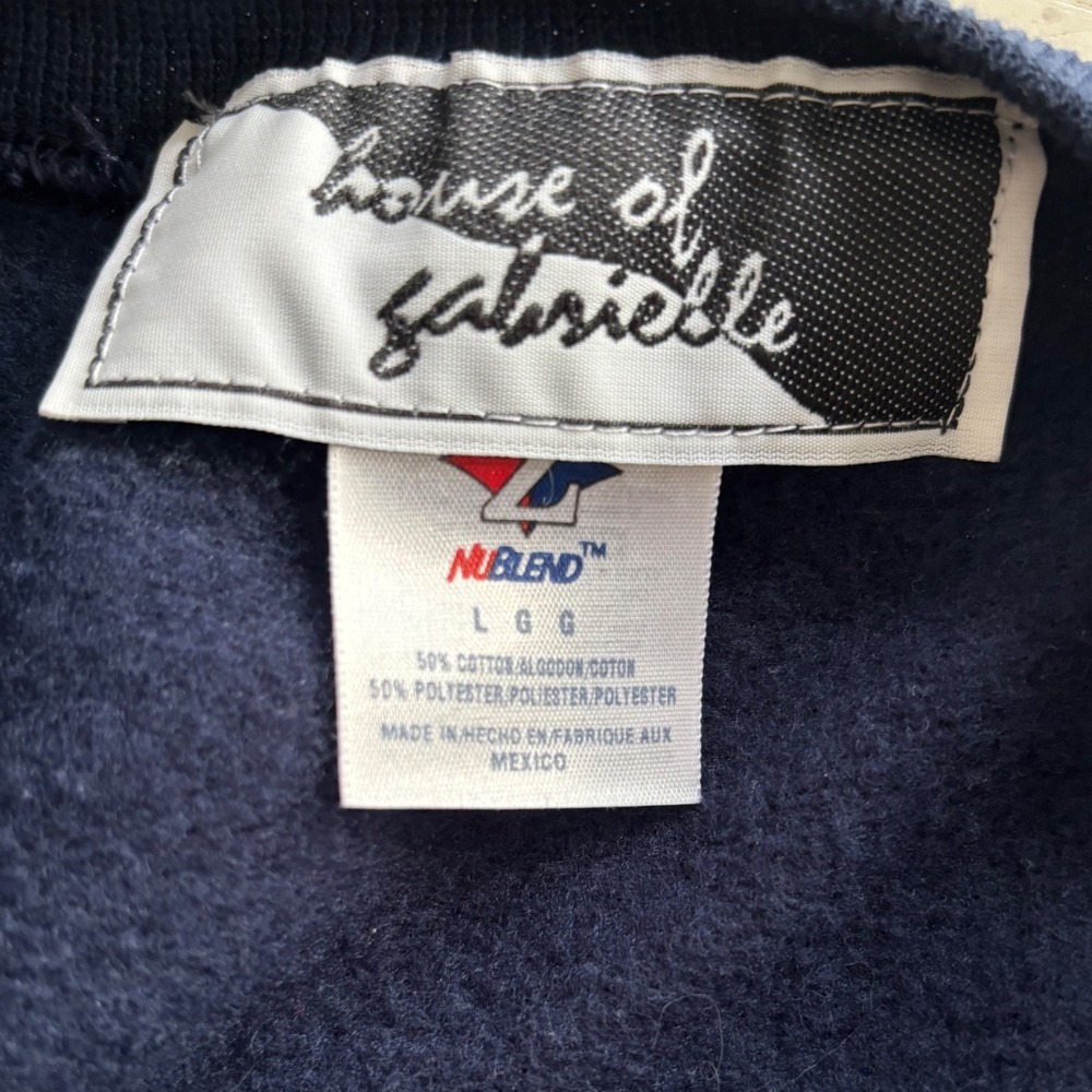 Vintage House of Gabrielle Patchwork Haori Jacket - Navy & Mixed Prints Size L - Picture 3 of 9